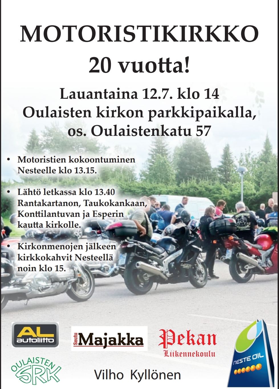 Kuva, jossa moottoripyöriä